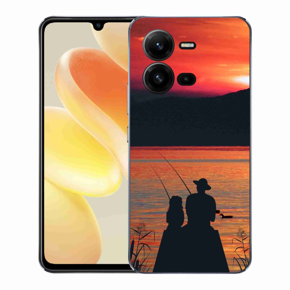 Gelový kryt mmCase na Vivo X80 Lite - rybaření 3