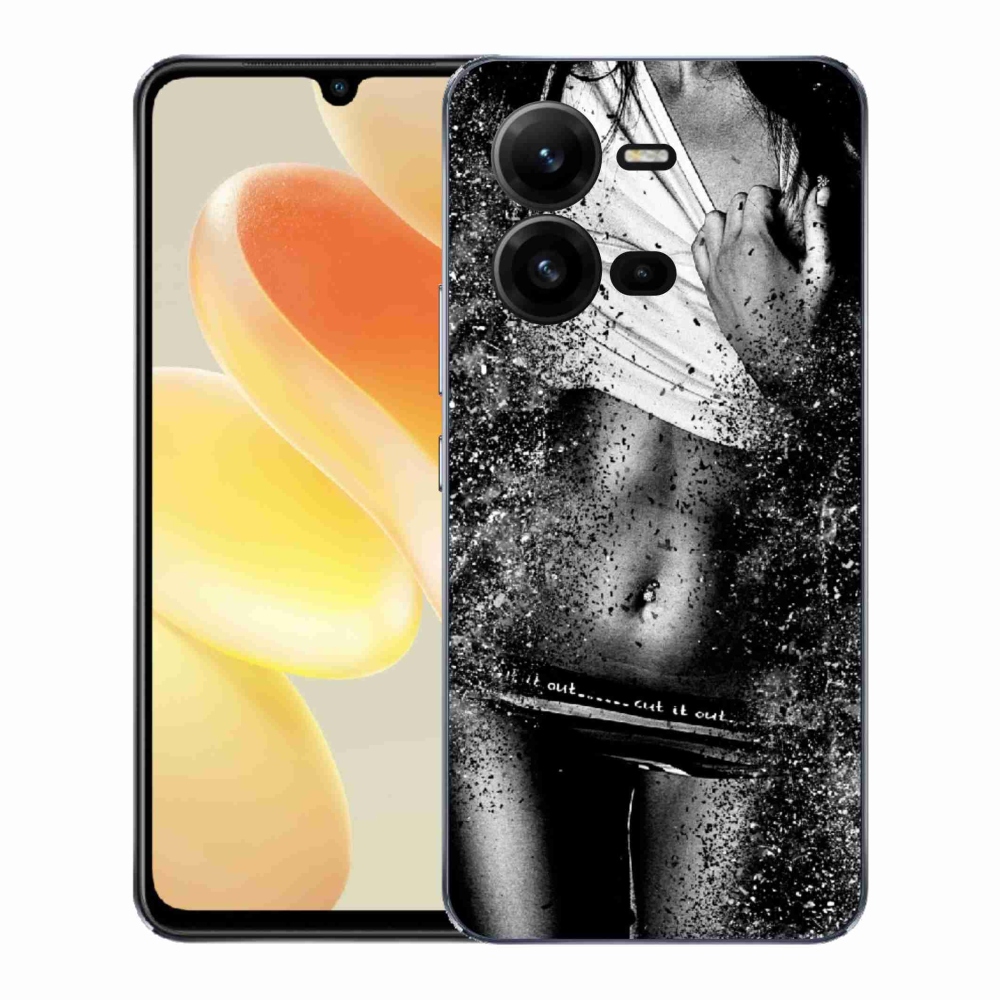Gelový kryt mmCase na Vivo X80 Lite - sexy žena 1