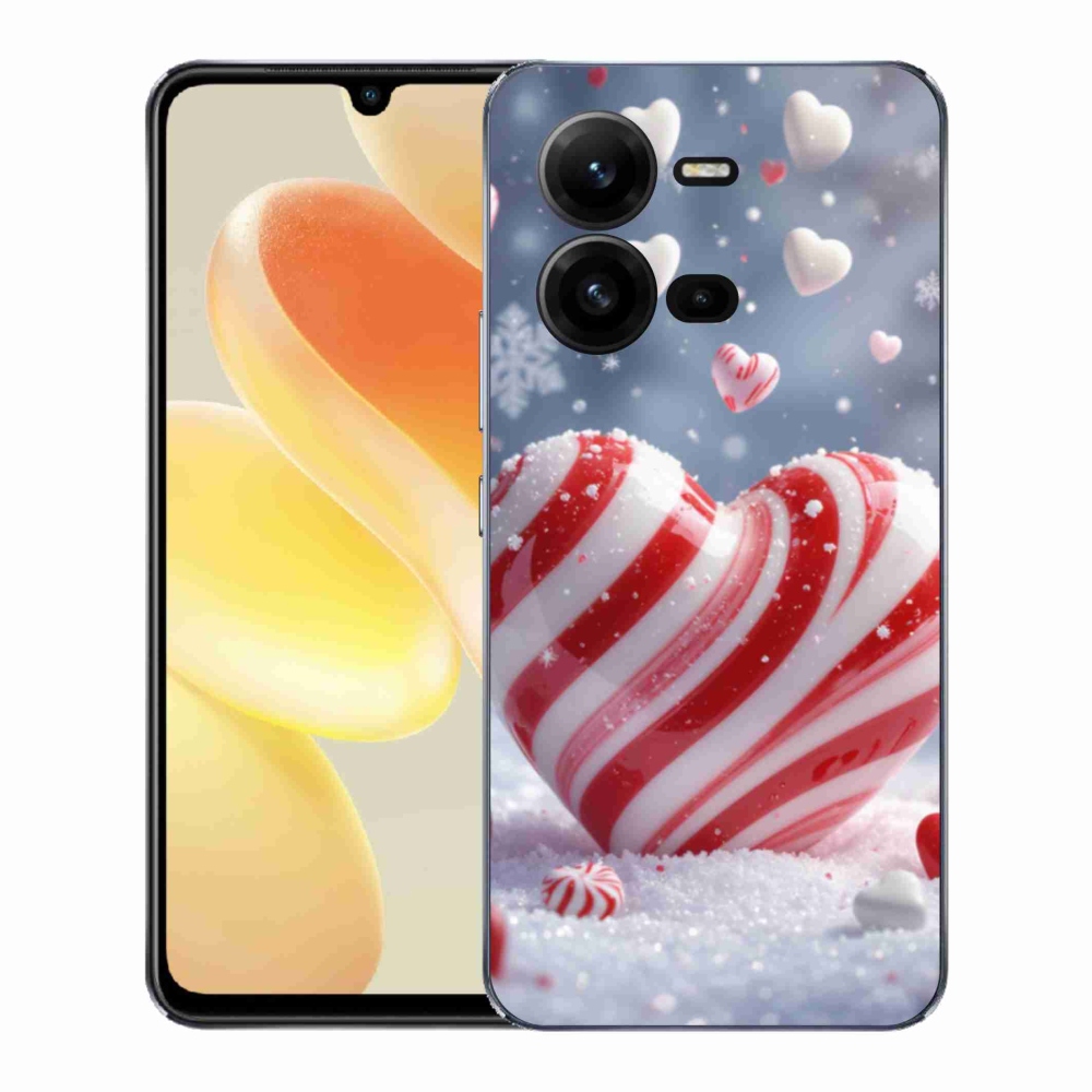 Gelový kryt mmCase na Vivo X80 Lite - sladké srdce