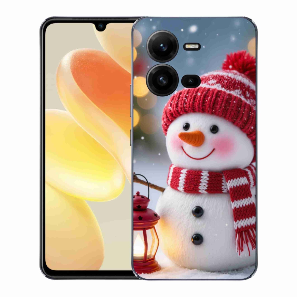 Gelový kryt mmCase na Vivo X80 Lite - sněhulák 2