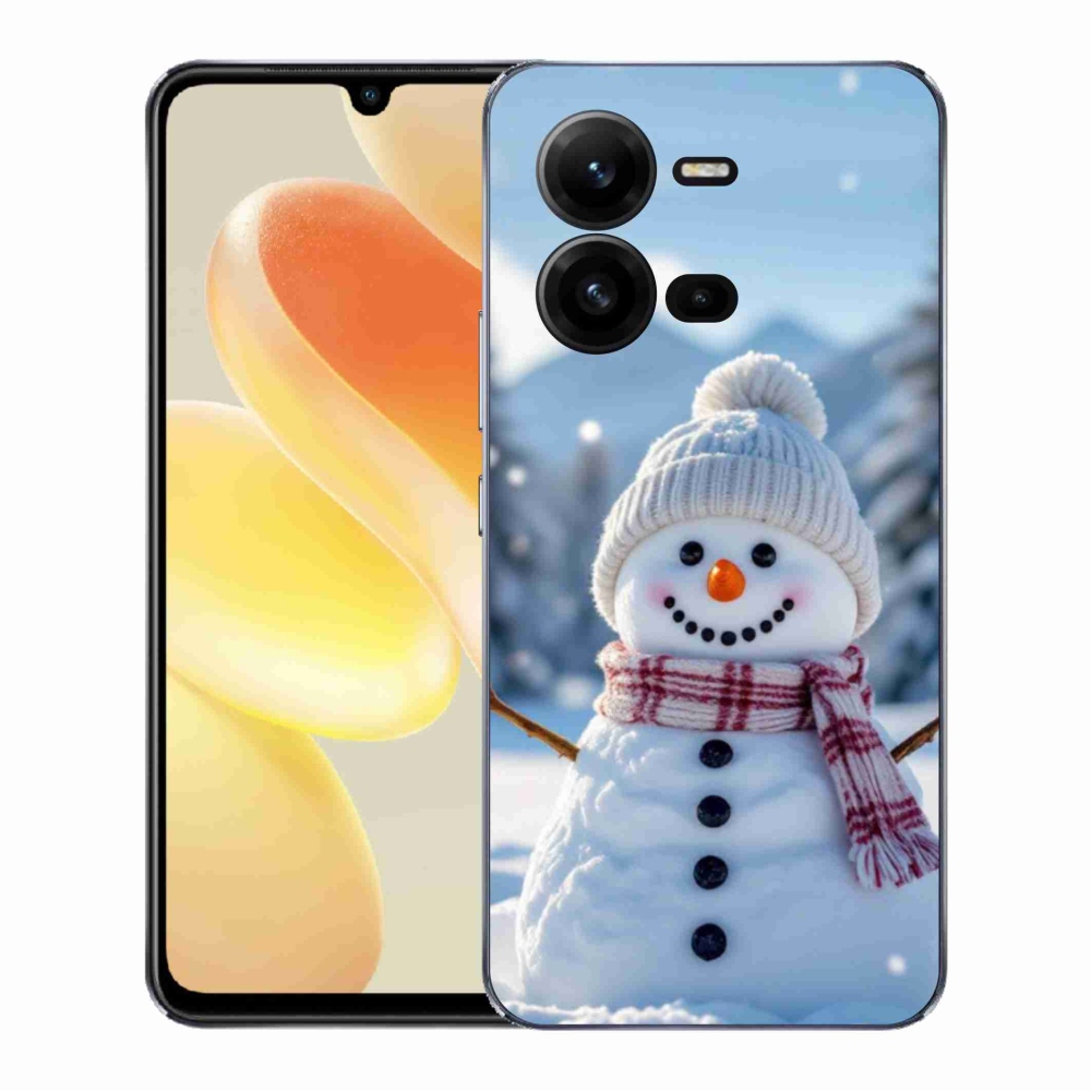 Gelový kryt mmCase na Vivo X80 Lite - sněhulák 3