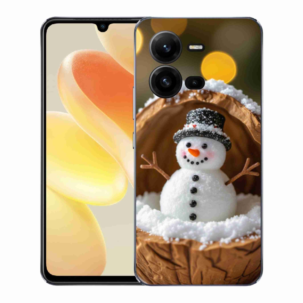 Gelový kryt mmCase na Vivo X80 Lite - sněhulák 4