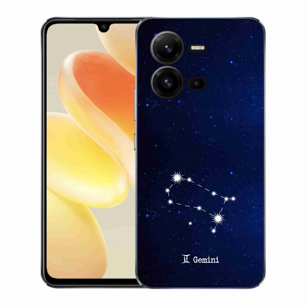 Gelový kryt mmCase na Vivo X80 Lite - souhvězdí Blíženců