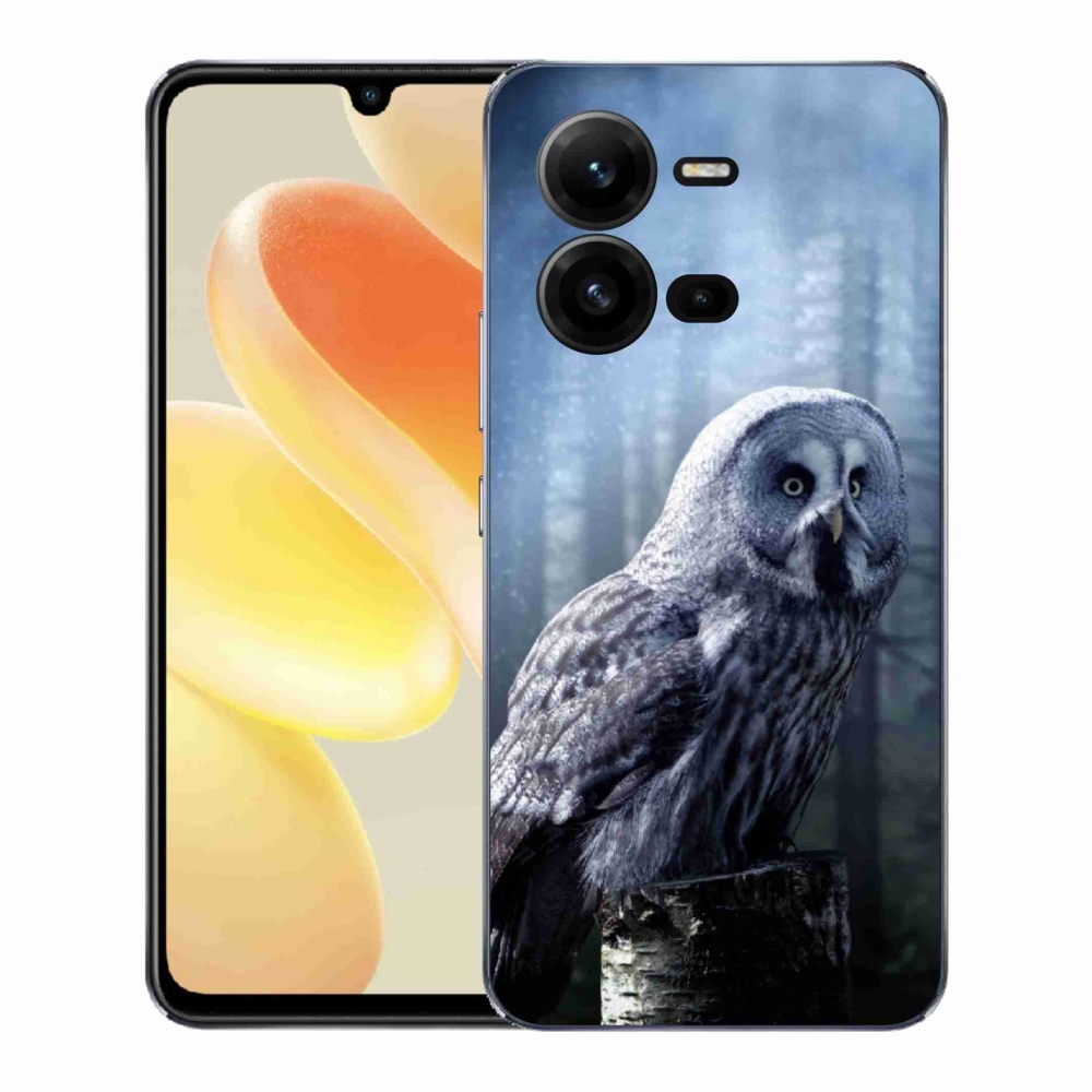 Gelový kryt mmCase na Vivo X80 Lite - sova