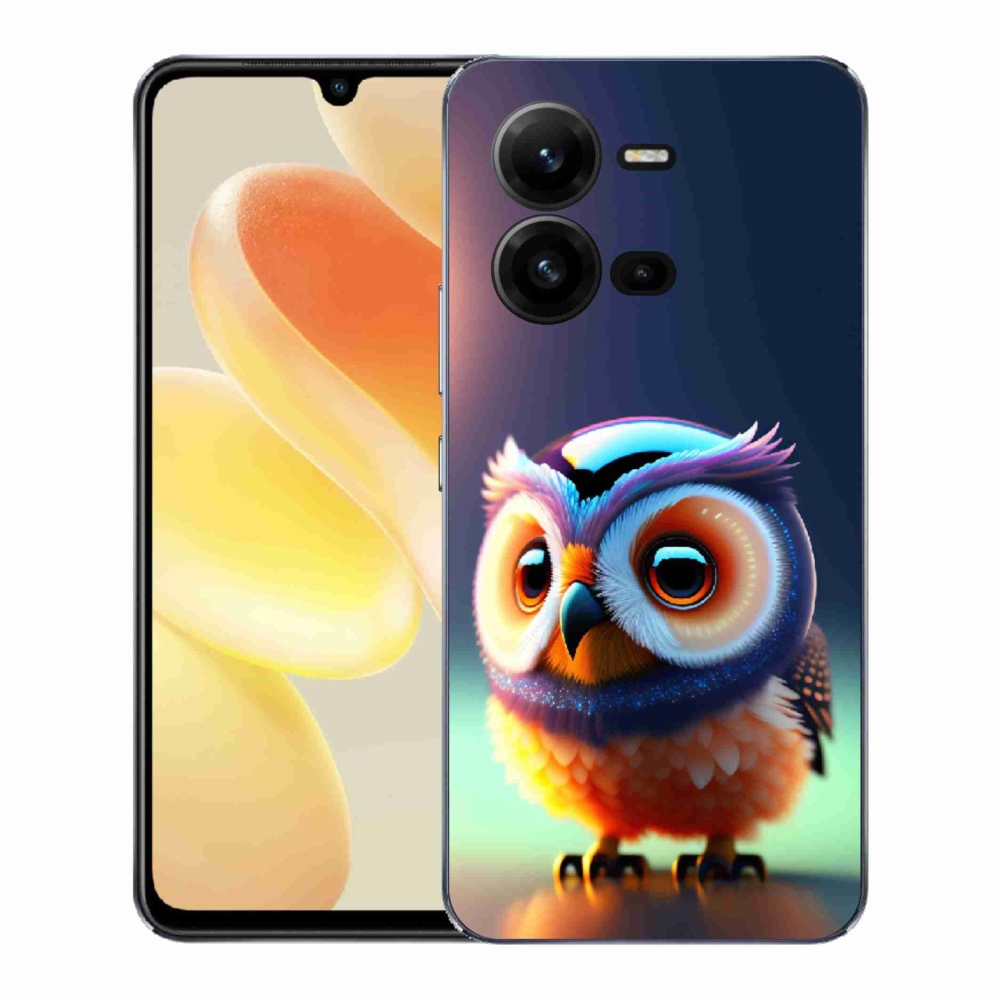 Gelový kryt mmCase na Vivo X80 Lite - sovička