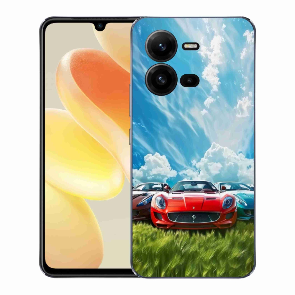 Gelový kryt mmCase na Vivo X80 Lite - sportovní vozy