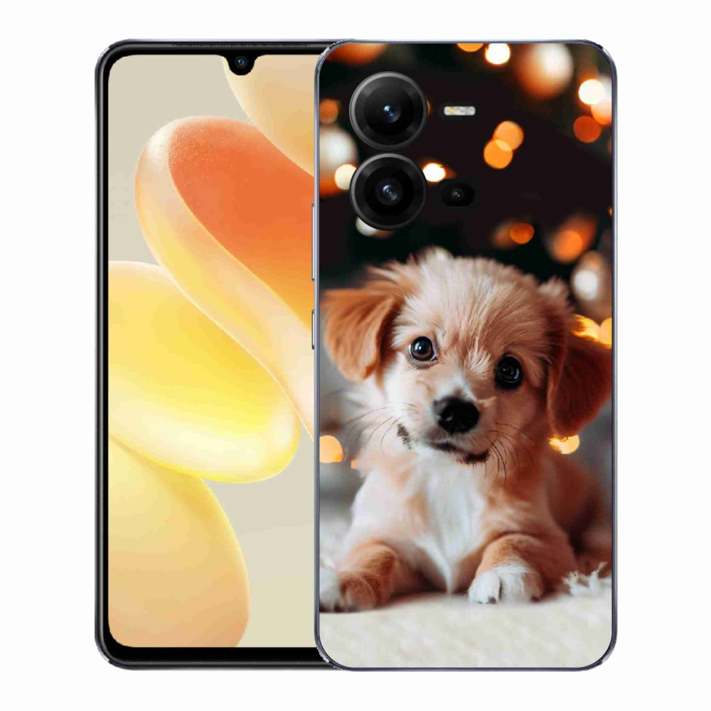 Gelový kryt mmCase na Vivo X80 Lite - štěňátko