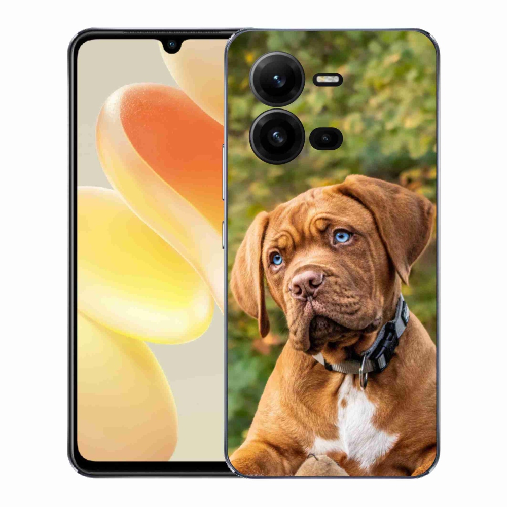 Gelový kryt mmCase na Vivo X80 Lite - štěně 