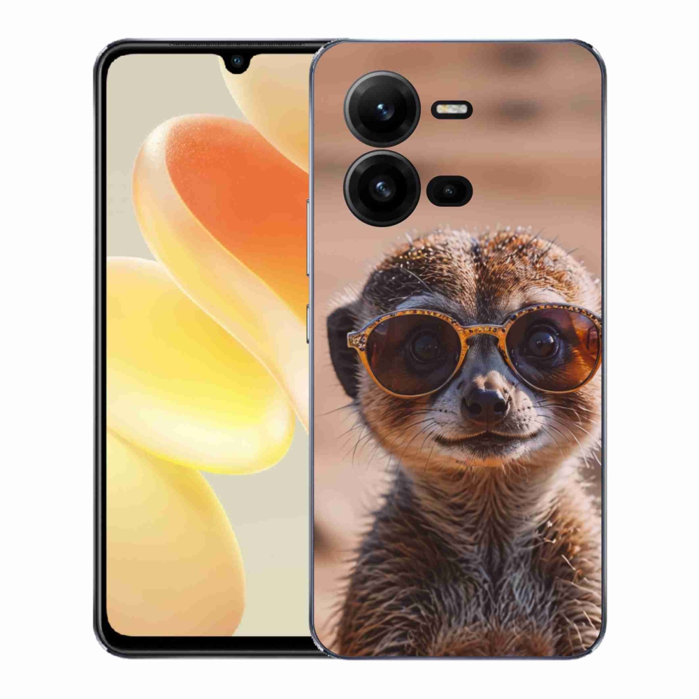 Gelový kryt mmCase na Vivo X80 Lite - stylová surikata