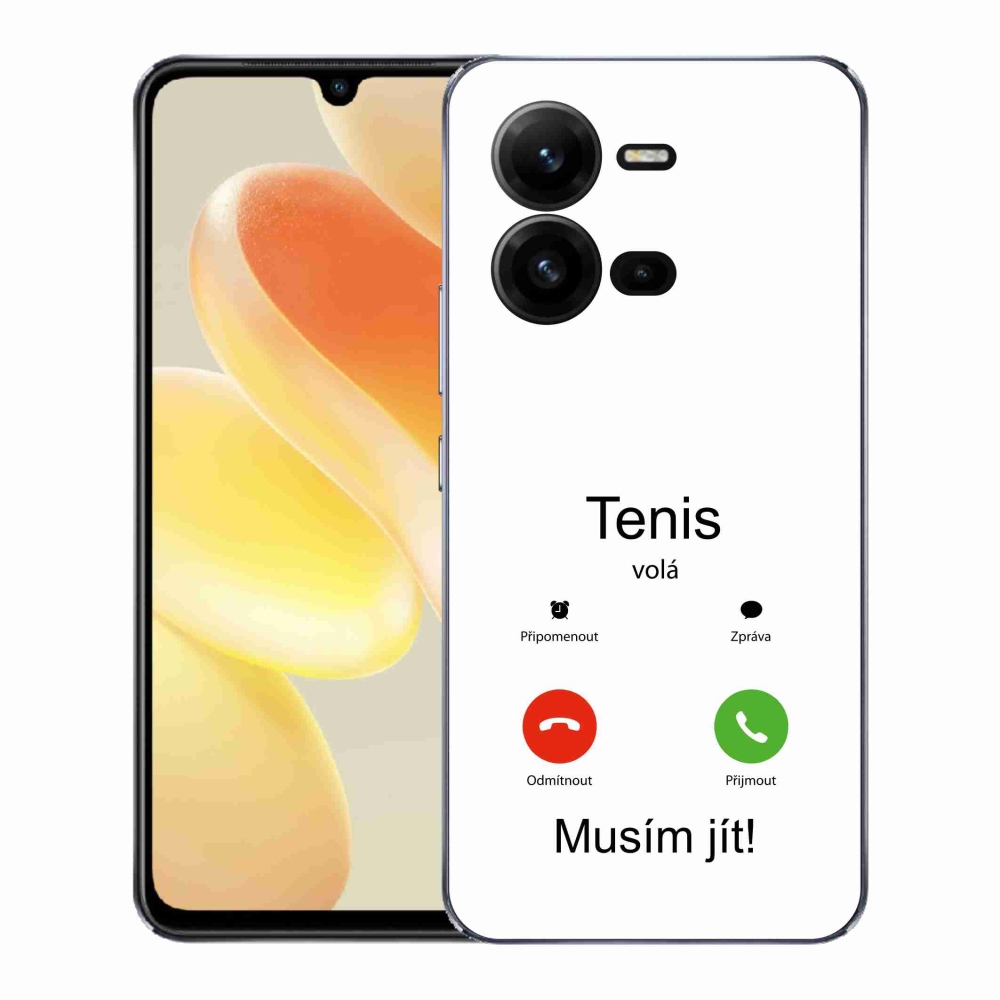 Gelový kryt mmCase na Vivo X80 Lite - tenis volá bílé pozadí
