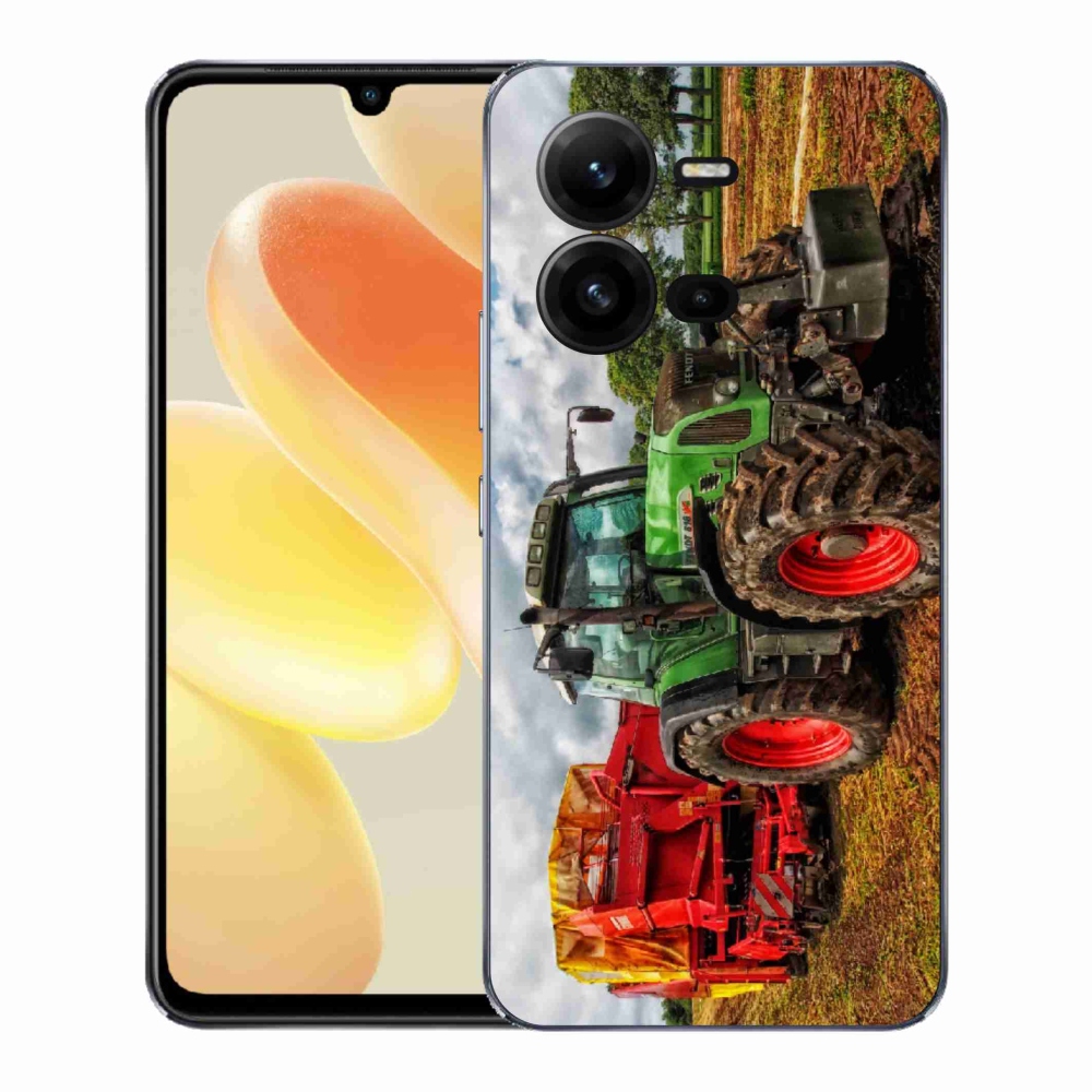 Gelový kryt mmCase na Vivo X80 Lite - traktor 4