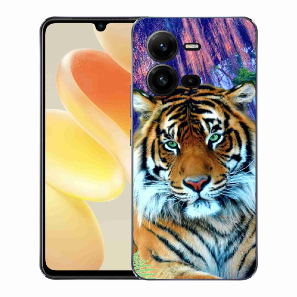 Gelový kryt mmCase na Vivo X80 Lite - tygr