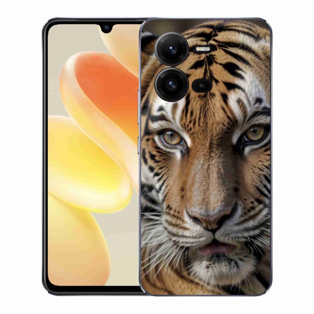 Gelový kryt mmCase na Vivo X80 Lite - tygří pohled
