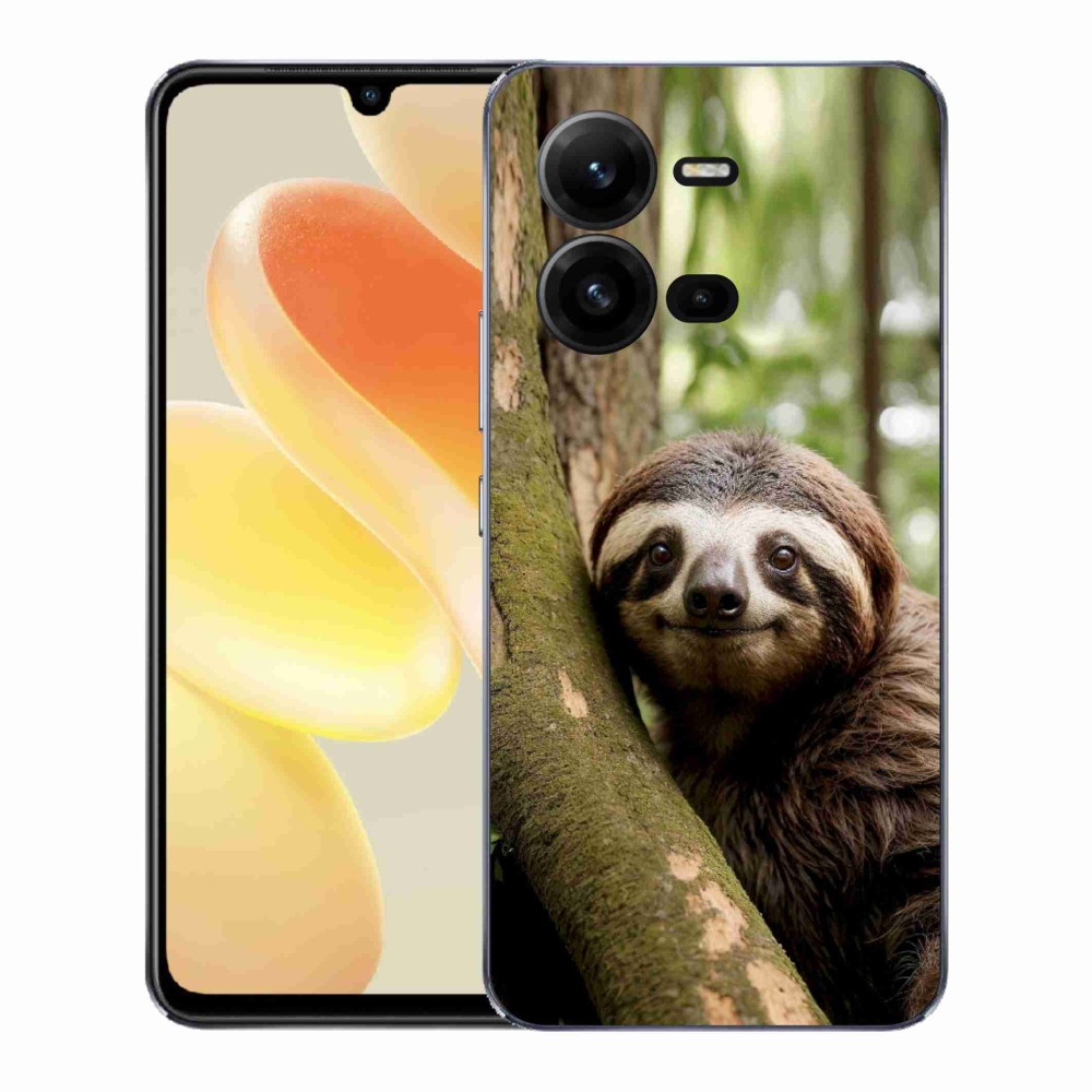 Gelový kryt mmCase na Vivo X80 Lite - usměvavý lenochod