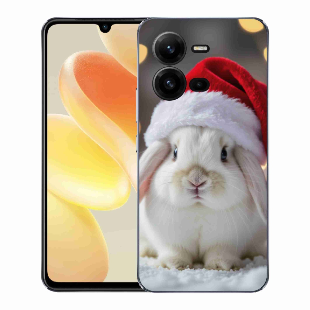 Gelový kryt mmCase na Vivo X80 Lite - vánoční králík