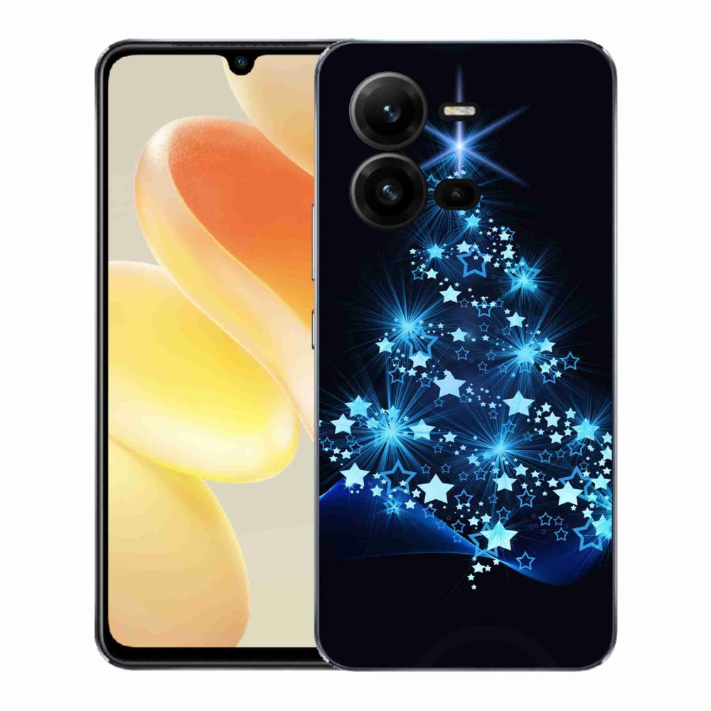 Gelový kryt mmCase na Vivo X80 Lite - vánoční stromek