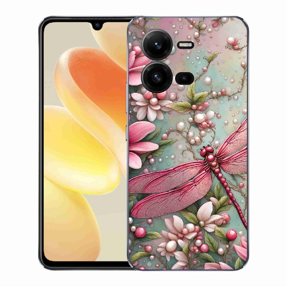 Gelový kryt mmCase na Vivo X80 Lite - vážka