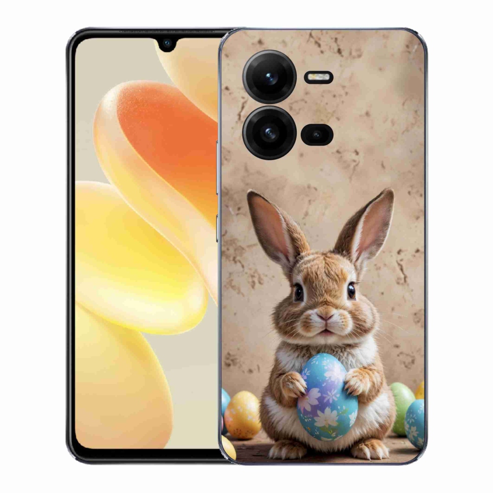 Gelový kryt mmCase na Vivo X80 Lite - velikonoční králíček