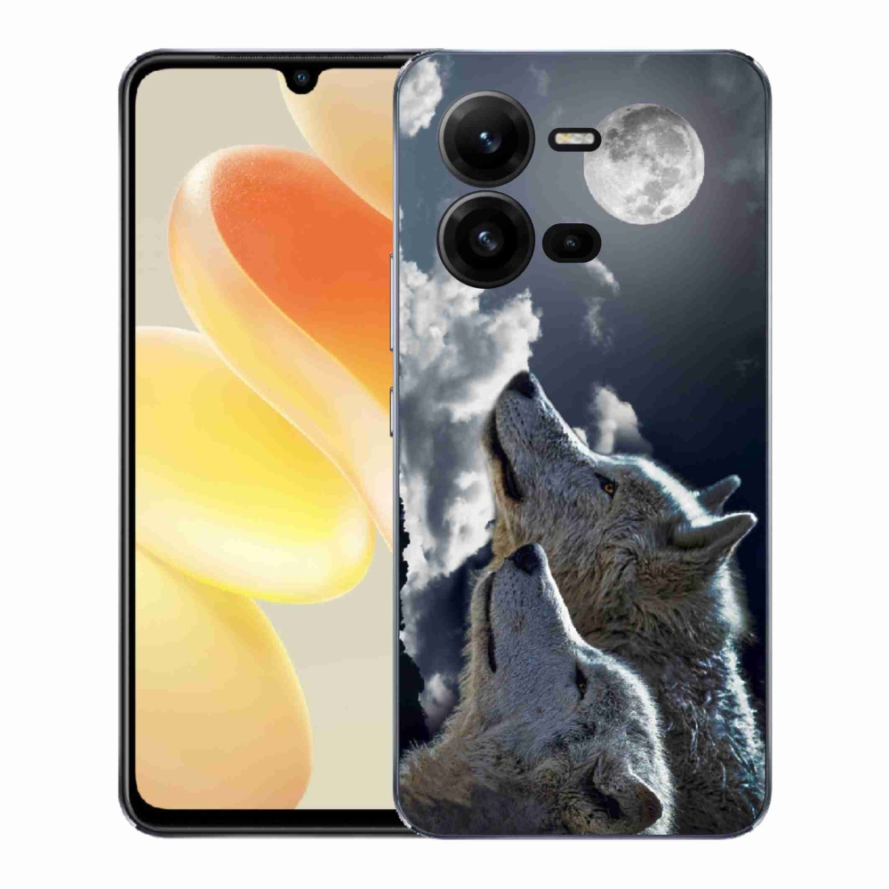 Gelový kryt mmCase na Vivo X80 Lite - vlci