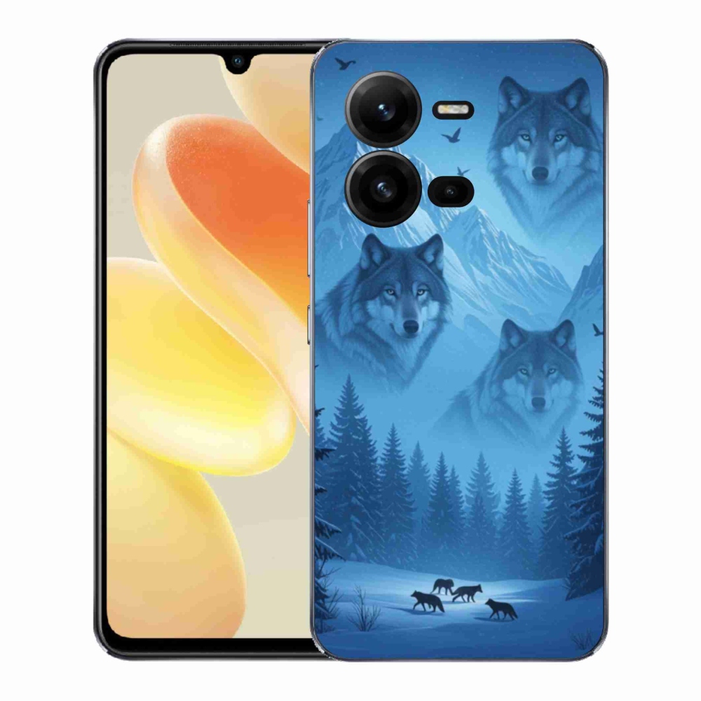 Gelový kryt mmCase na Vivo X80 Lite - vlčí smečka