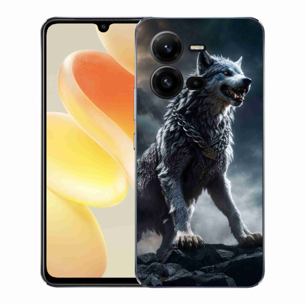 Gelový kryt mmCase na Vivo X80 Lite - vlk 1