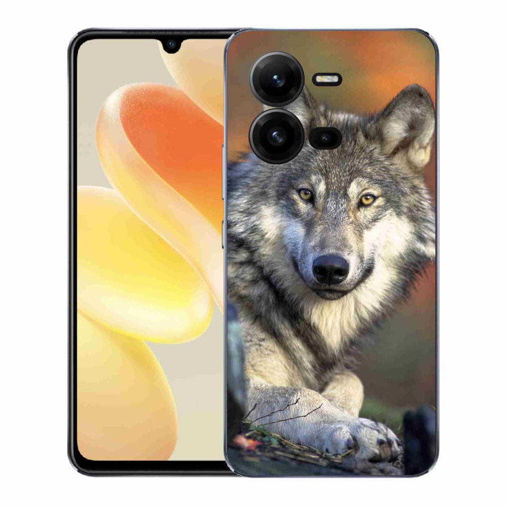 Gelový kryt mmCase na Vivo X80 Lite - vlk