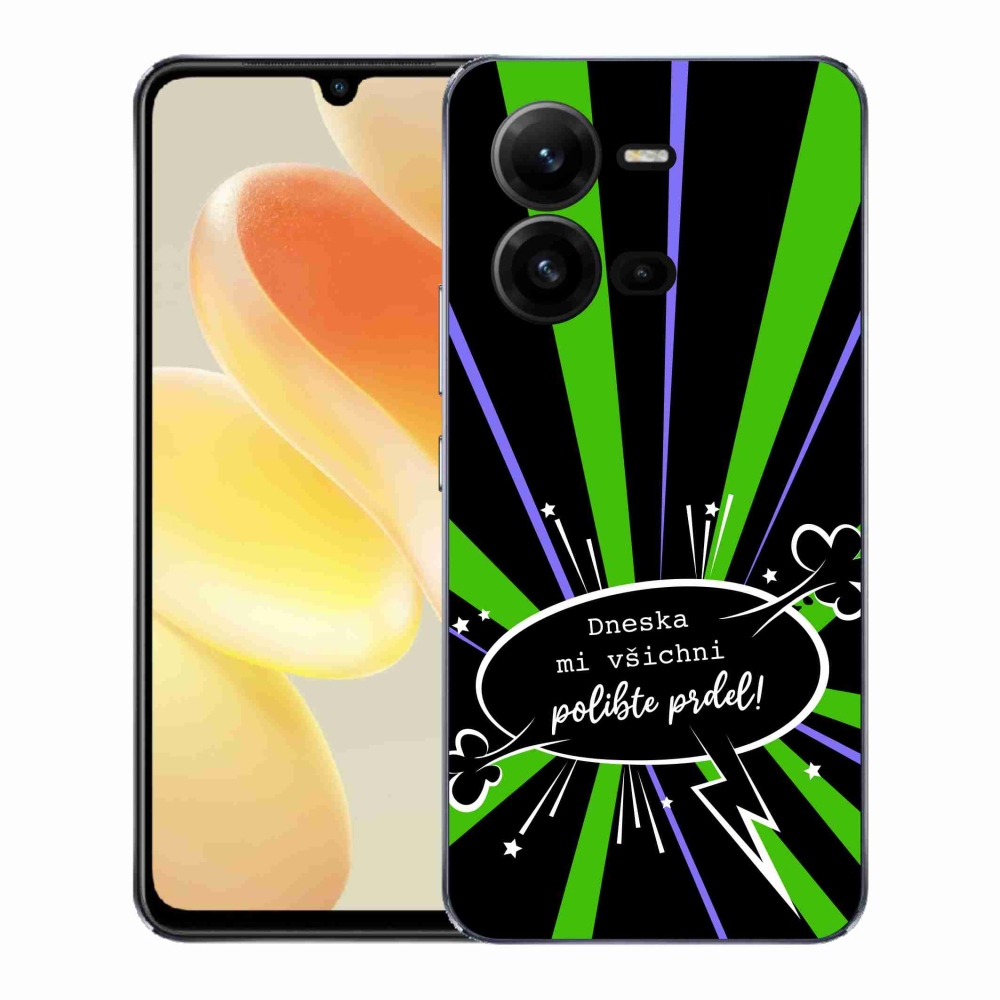 Gelový kryt mmCase na Vivo X80 Lite - vtipný text 15 černé pozadí