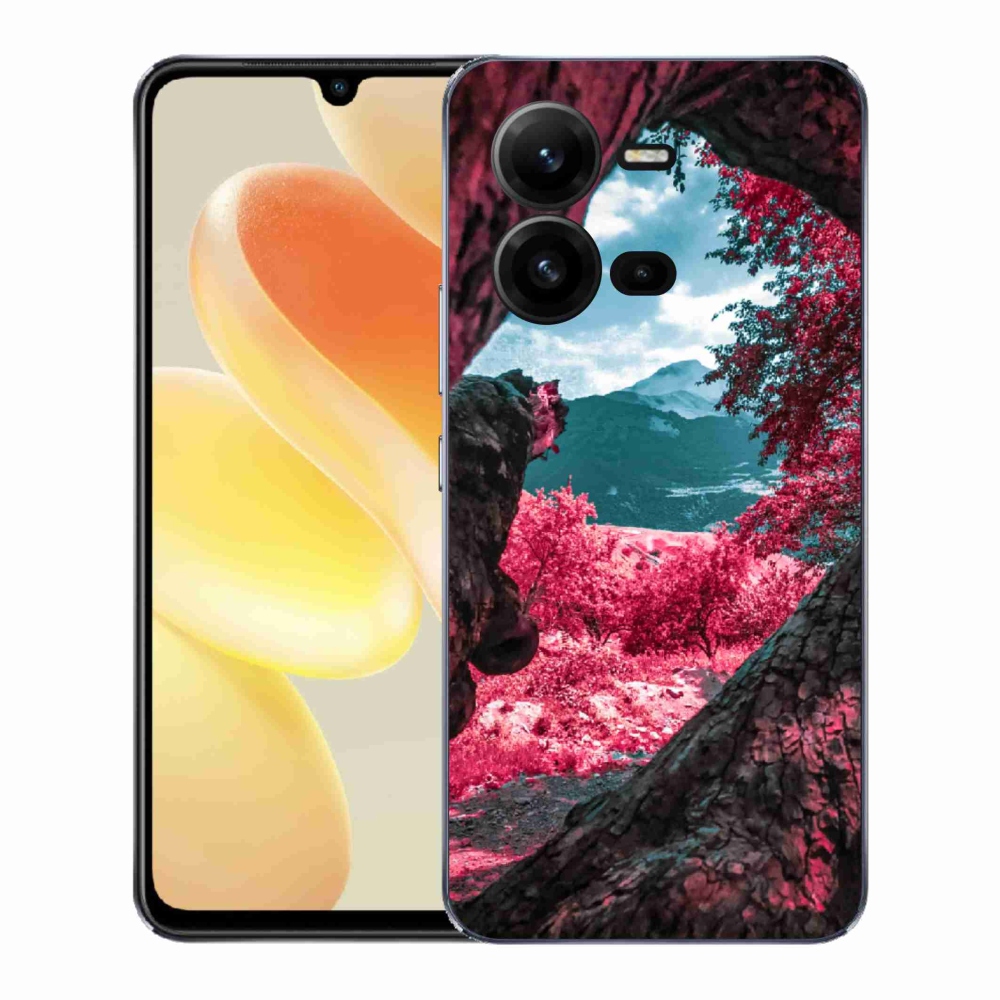 Gelový kryt mmCase na Vivo X80 Lite - výhled na hory