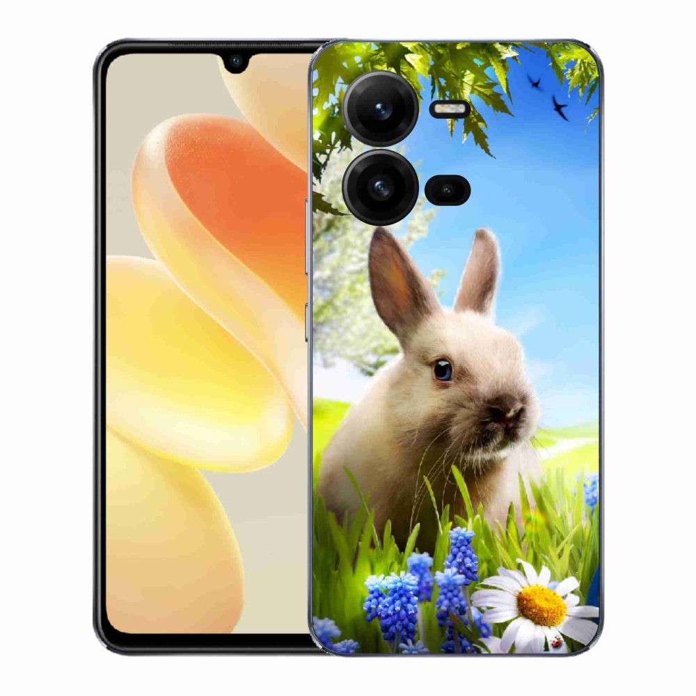Gelový kryt mmCase na Vivo X80 Lite - zajíček