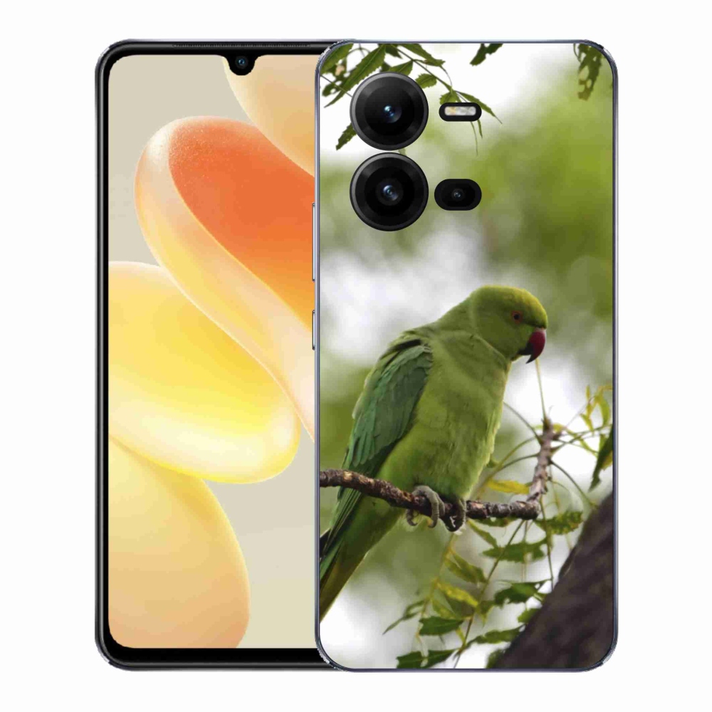 Gelový kryt mmCase na Vivo X80 Lite - zelený papoušek