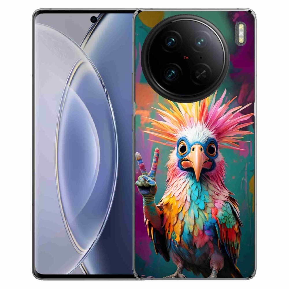 Gelový kryt mmCase na Vivo X90 Pro - barevný rebel