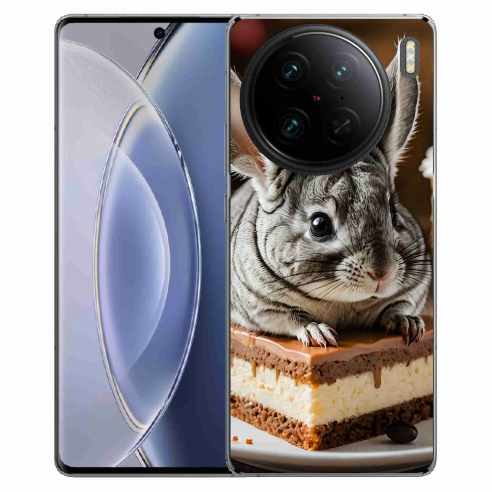 Gelový kryt mmCase na Vivo X90 Pro - činčila