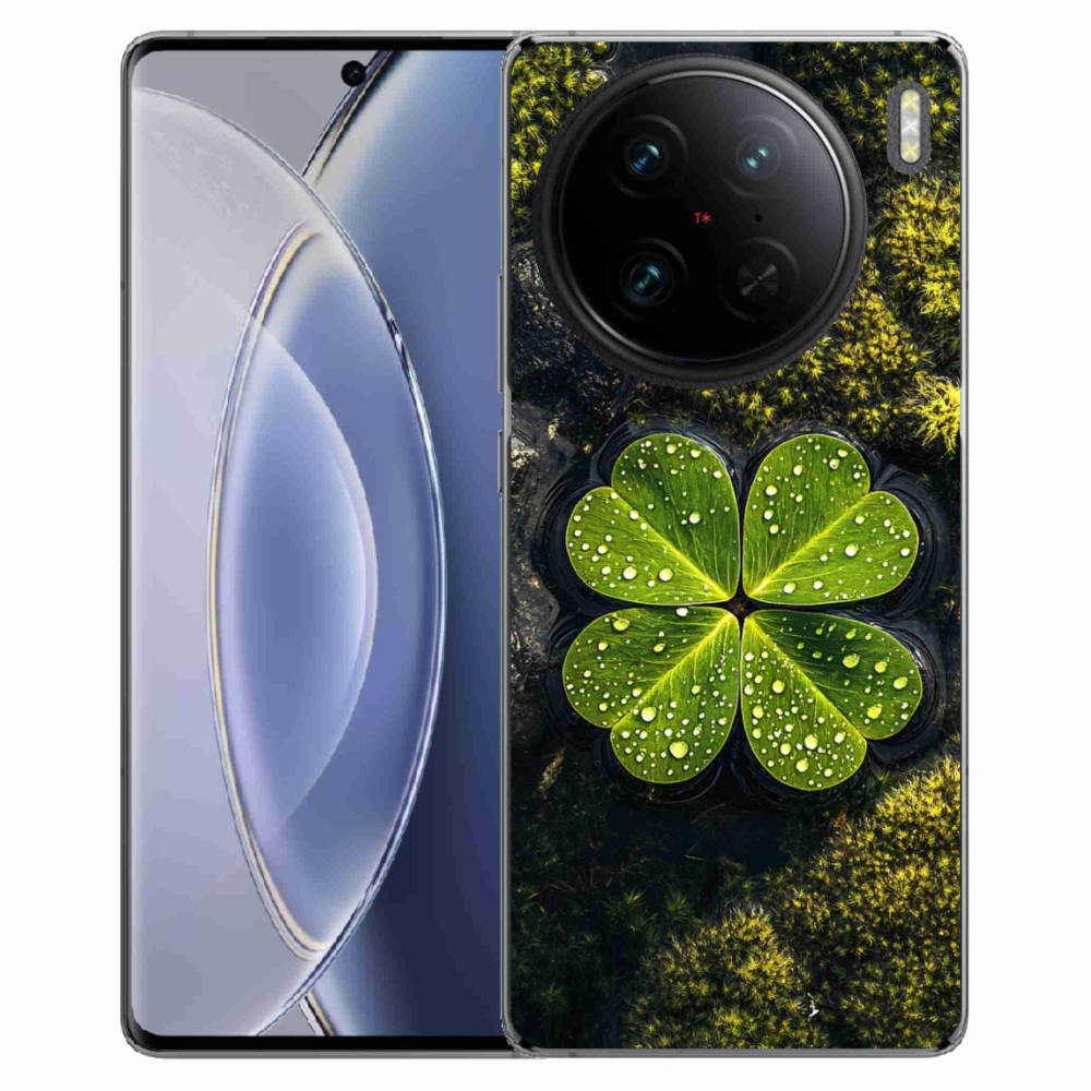 Gelový kryt mmCase na Vivo X90 Pro - čtyřlístek