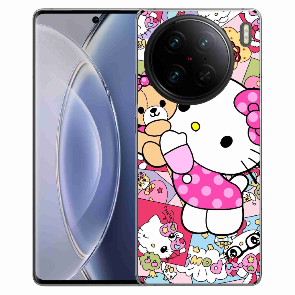 Gelový kryt mmCase na Vivo X90 Pro - cute kitty