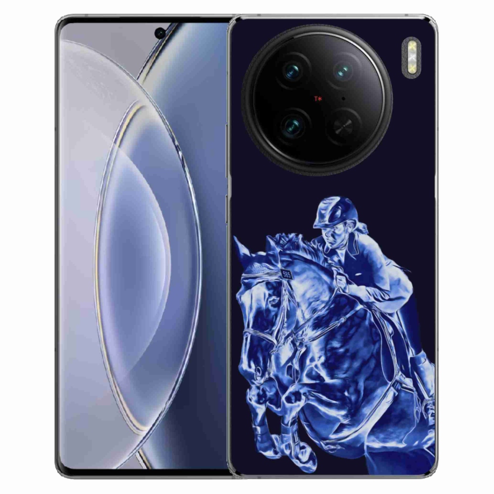 Gelový kryt mmCase na Vivo X90 Pro - dostihový kůň