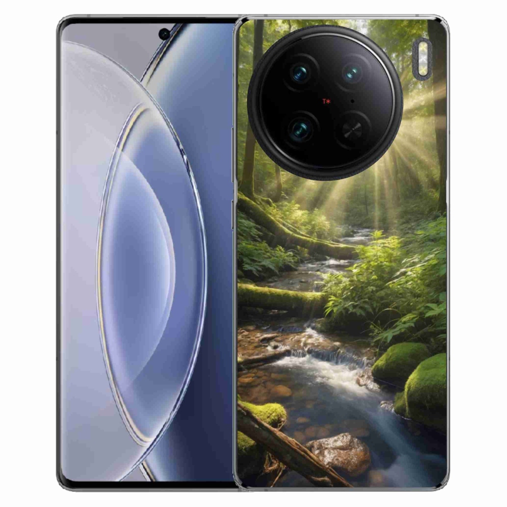 Gelový kryt mmCase na Vivo X90 Pro - hlubina lesa