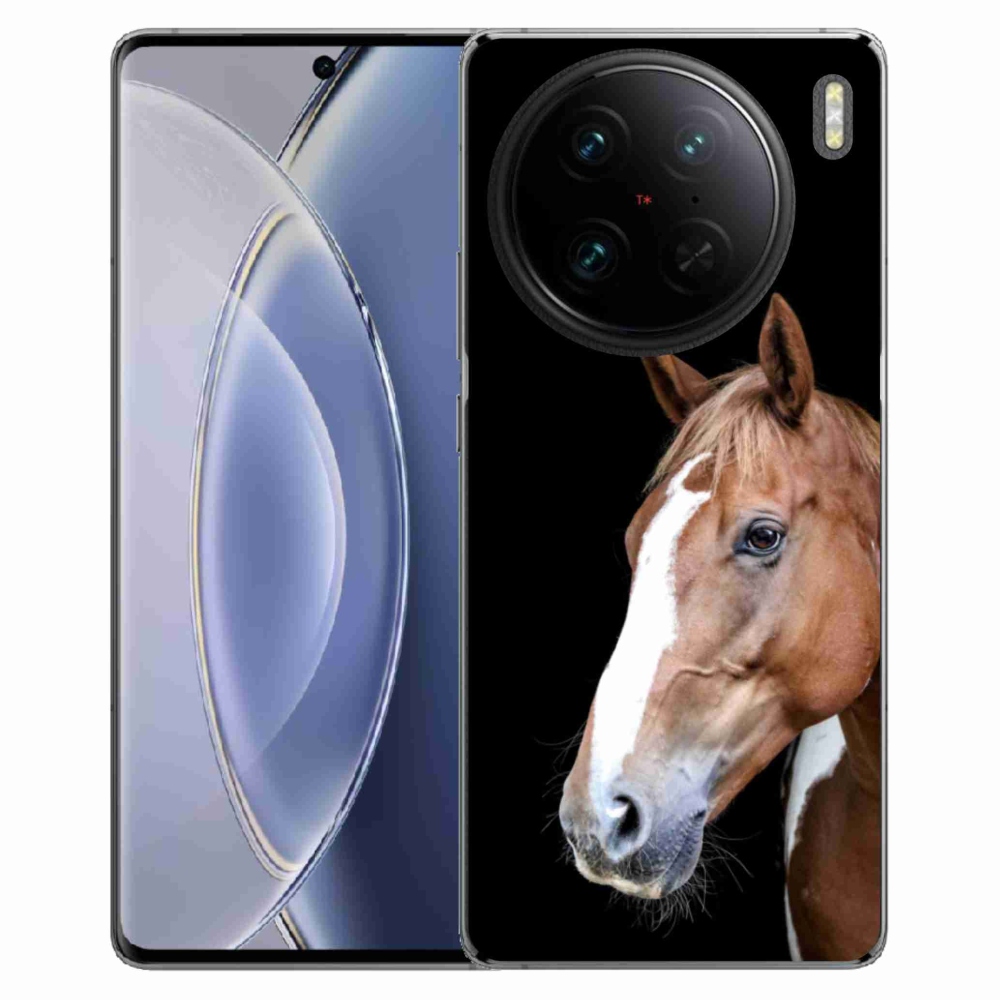 Gelový kryt mmCase na Vivo X90 Pro - hnědý kůň 3