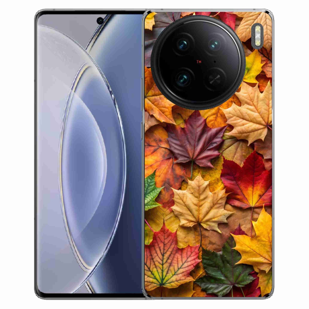 Gelový kryt mmCase na Vivo X90 Pro - javorové listy 2