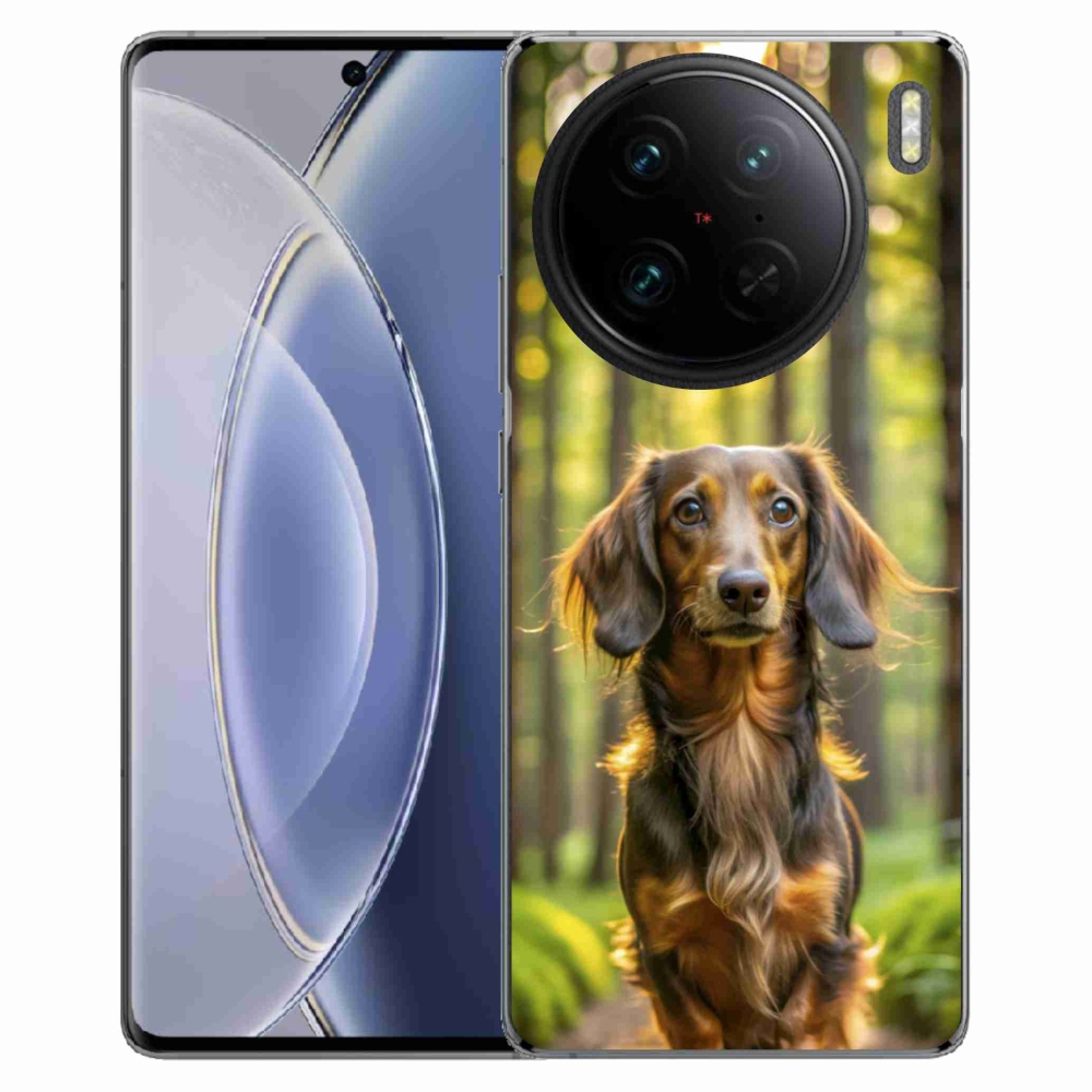 Gelový kryt mmCase na Vivo X90 Pro - jezevčík 4