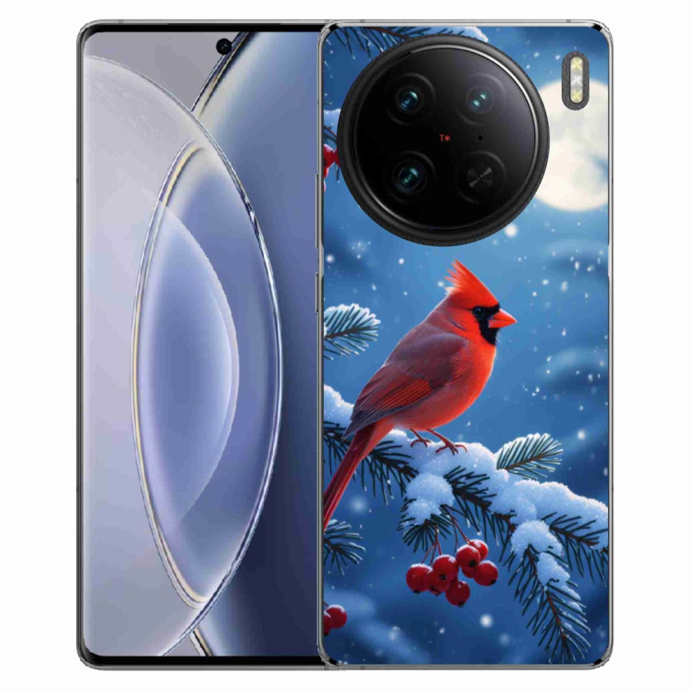 Gelový kryt mmCase na Vivo X90 Pro - kardinál červený