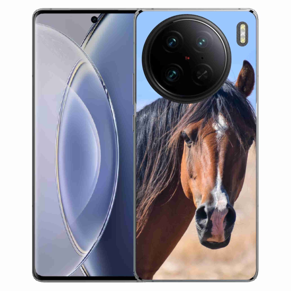 Gelový kryt mmCase na Vivo X90 Pro - klidný kůň