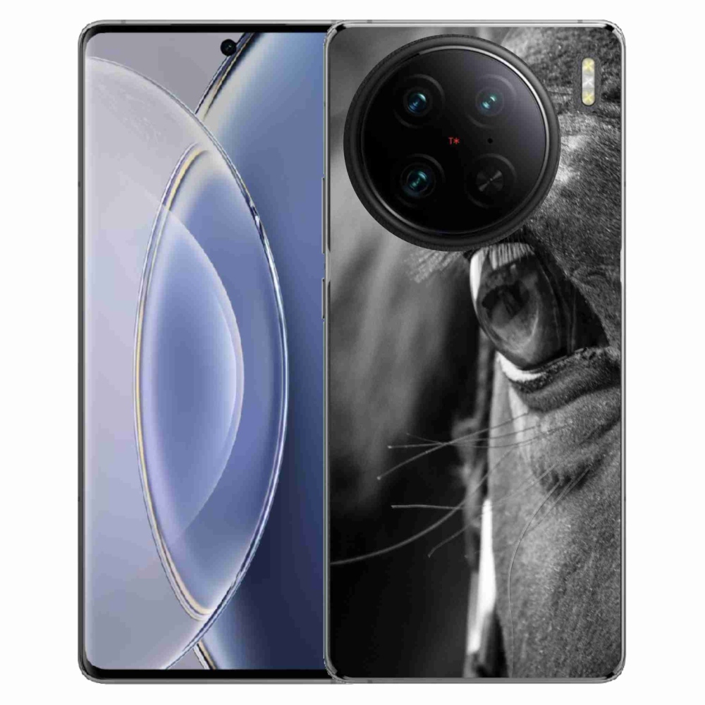 Gelový kryt mmCase na Vivo X90 Pro - koňský pohled