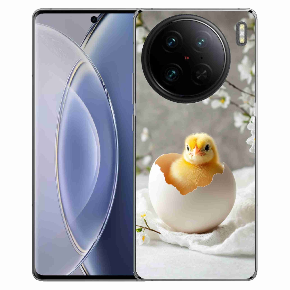 Gelový kryt mmCase na Vivo X90 Pro - kuřátko