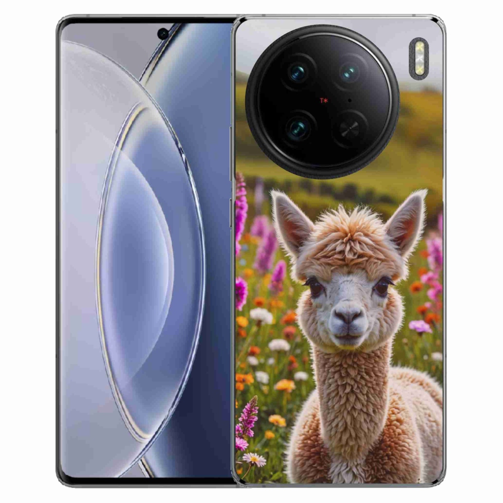 Gelový kryt mmCase na Vivo X90 Pro - lama na louce