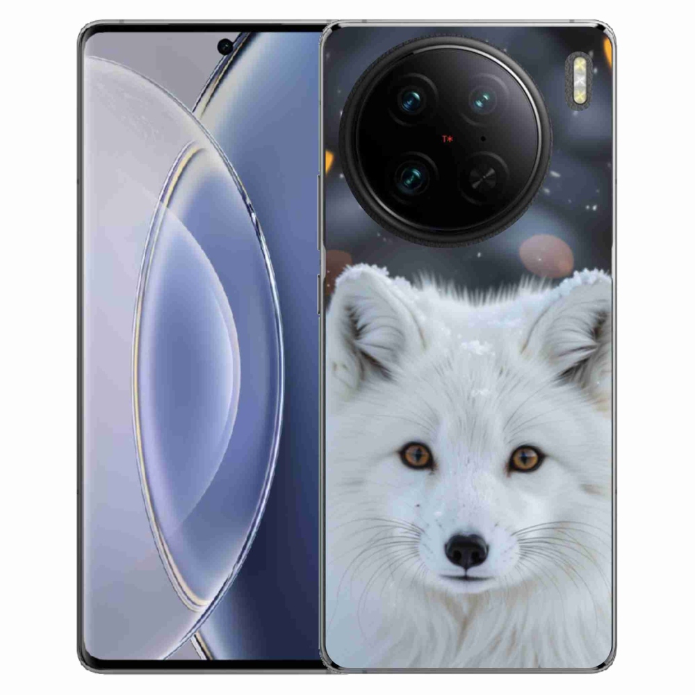 Gelový kryt mmCase na Vivo X90 Pro - liška polární