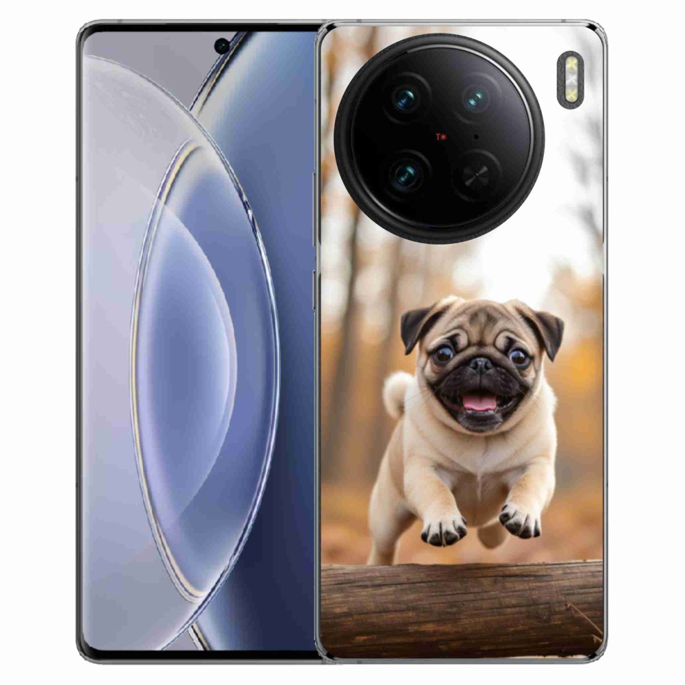 Gelový kryt mmCase na Vivo X90 Pro - mops 2