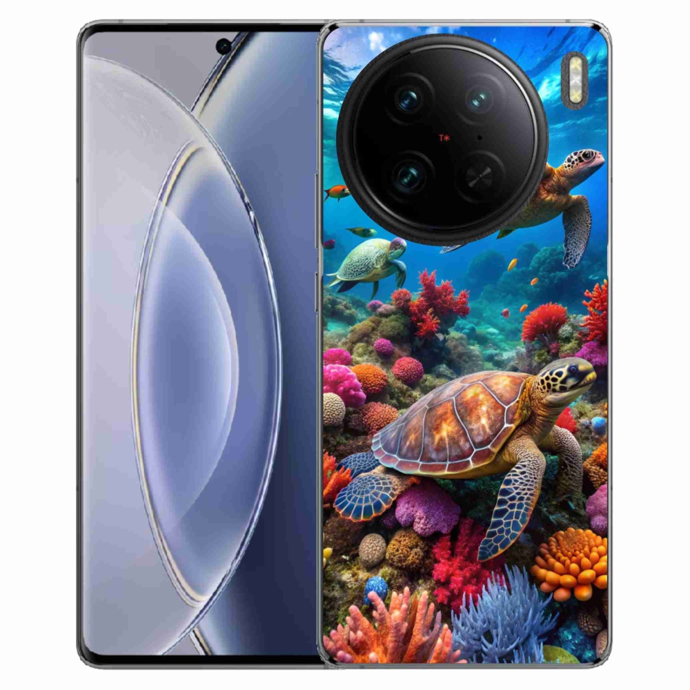 Gelový kryt mmCase na Vivo X90 Pro - mořský svět 2
