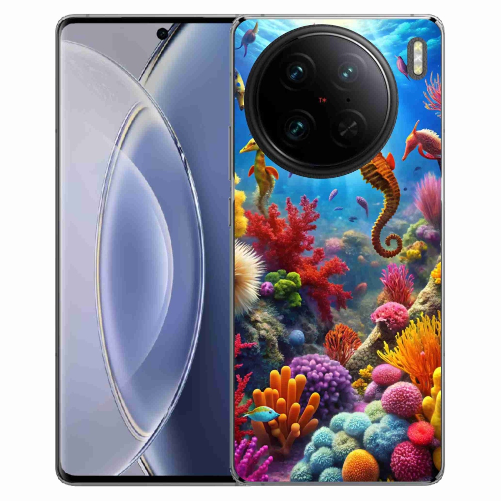 Gelový kryt mmCase na Vivo X90 Pro - mořský svět 3