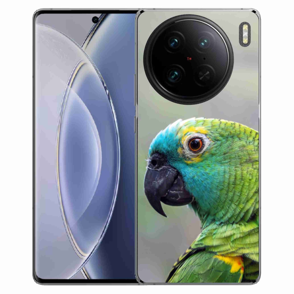Gelový kryt mmCase na Vivo X90 Pro - papoušek amazoňan