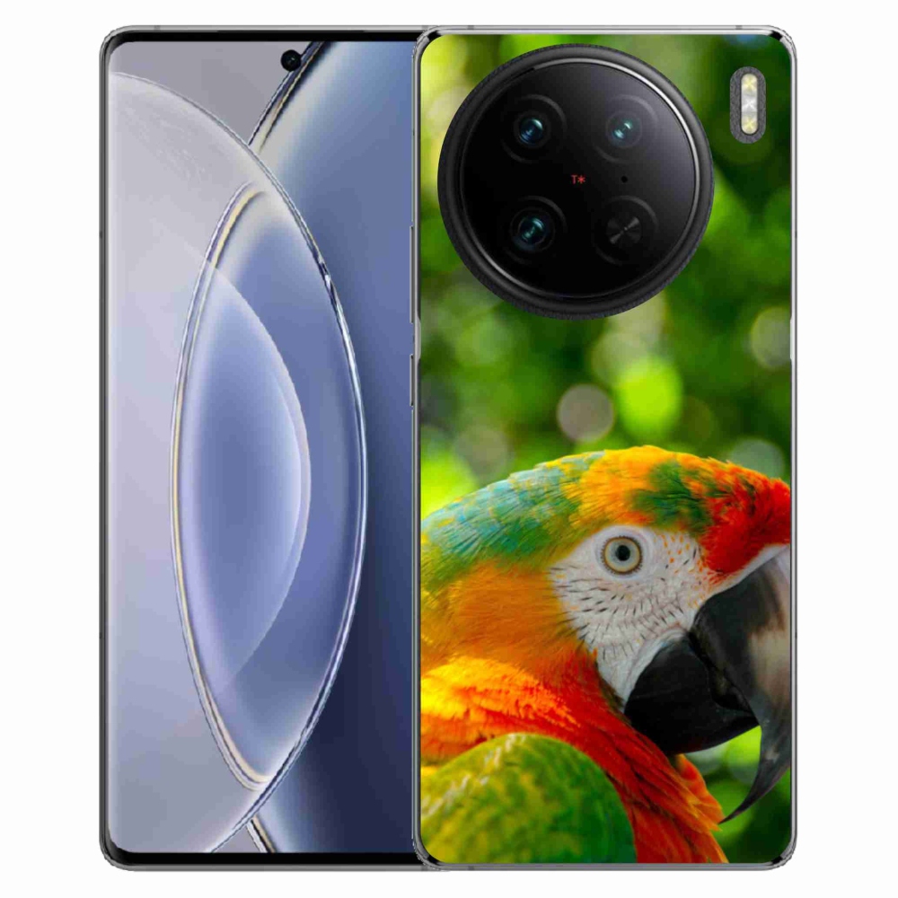 Gelový kryt mmCase na Vivo X90 Pro - papoušek ara 3
